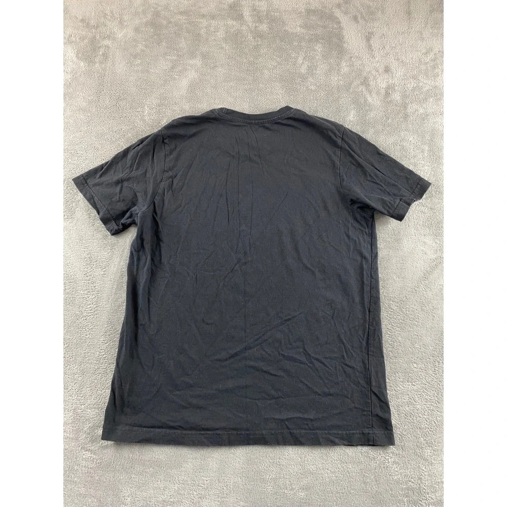 Adidas Mens Graphic Logo T-Shirt Black Green White Red Flag Colors Size M